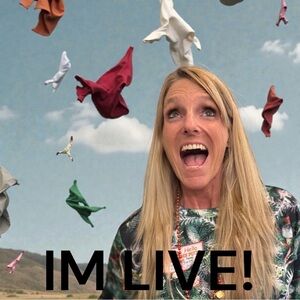 Shawna is live!  Like this flyer to be notified when I am live! 👗👚